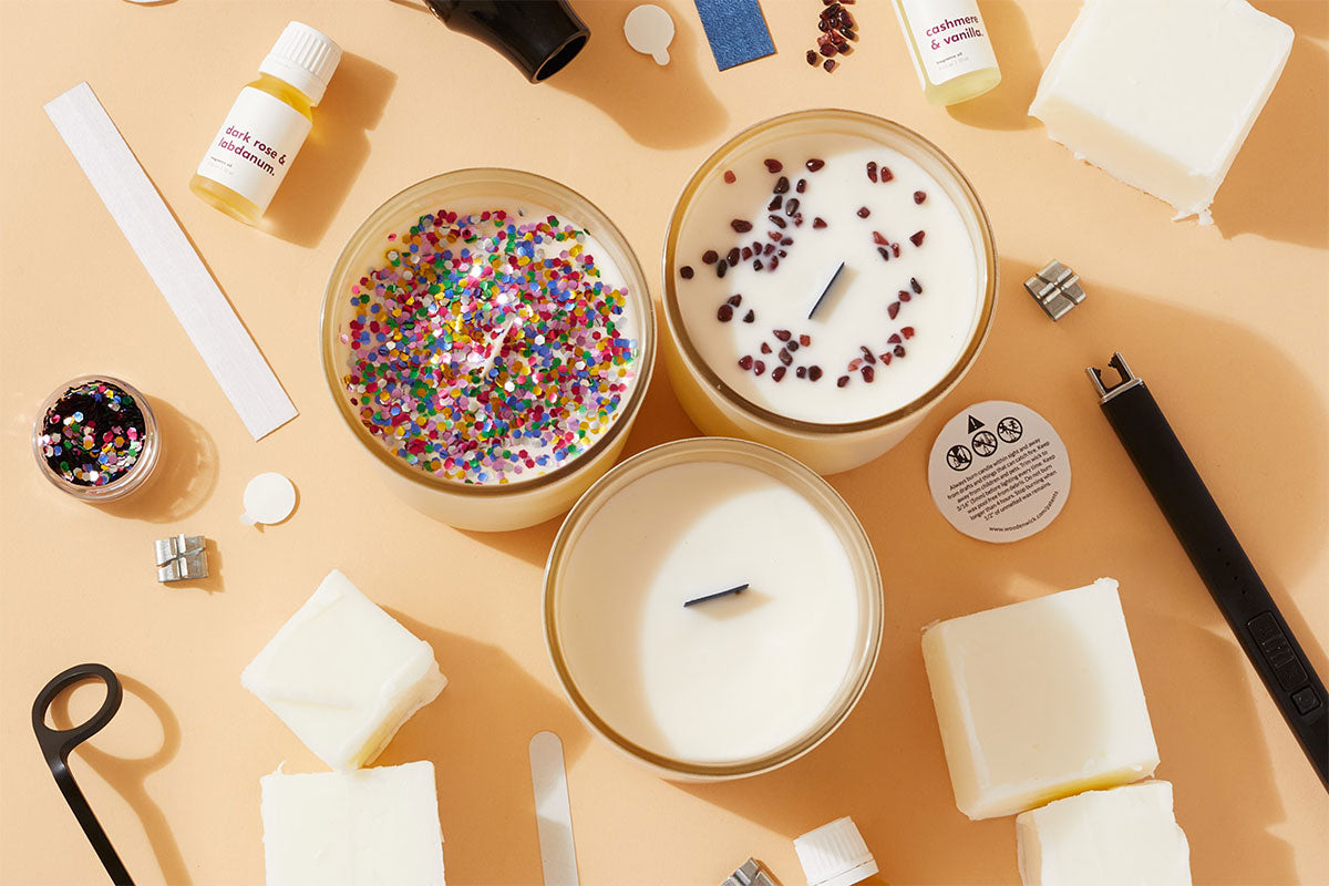 DIY Kits for Making Candles, Soap, Shampoo, Skincare
