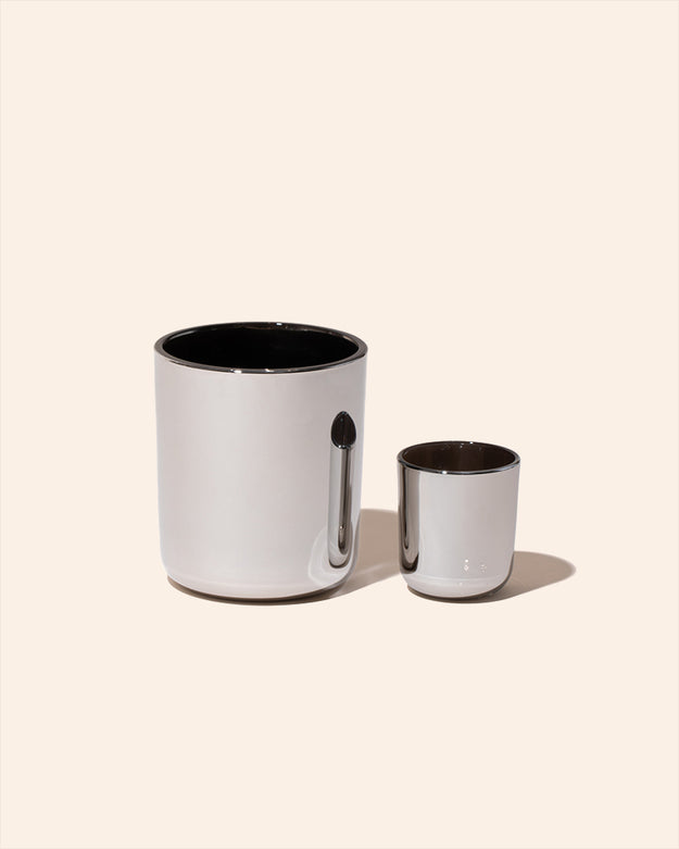 lustrous gunmetal / single unit