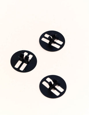 low profile wood wick clips