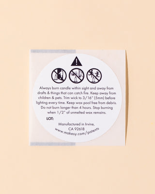 7oz icon private label candle