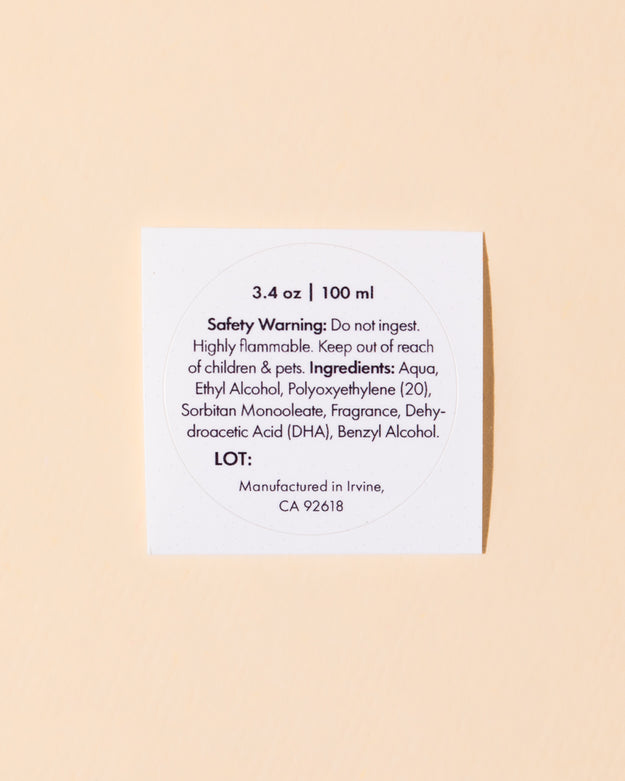 private label room spray- 3.4oz