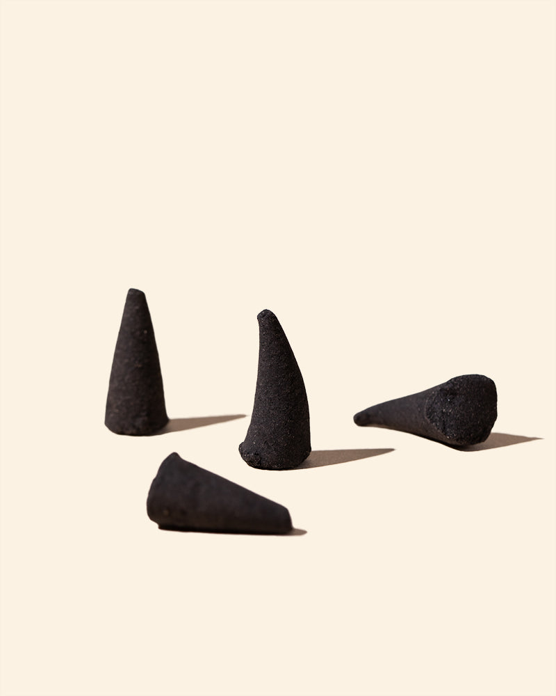 unscented charcoal incense cones