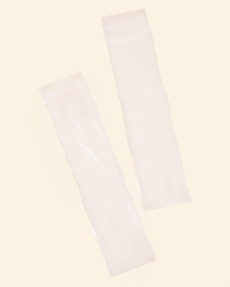 clear reusable bag - set of 100