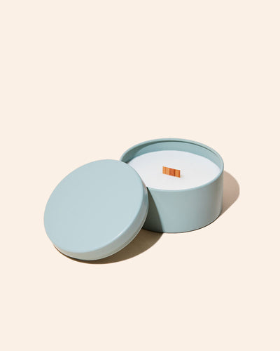 5oz metal candle tin & lid