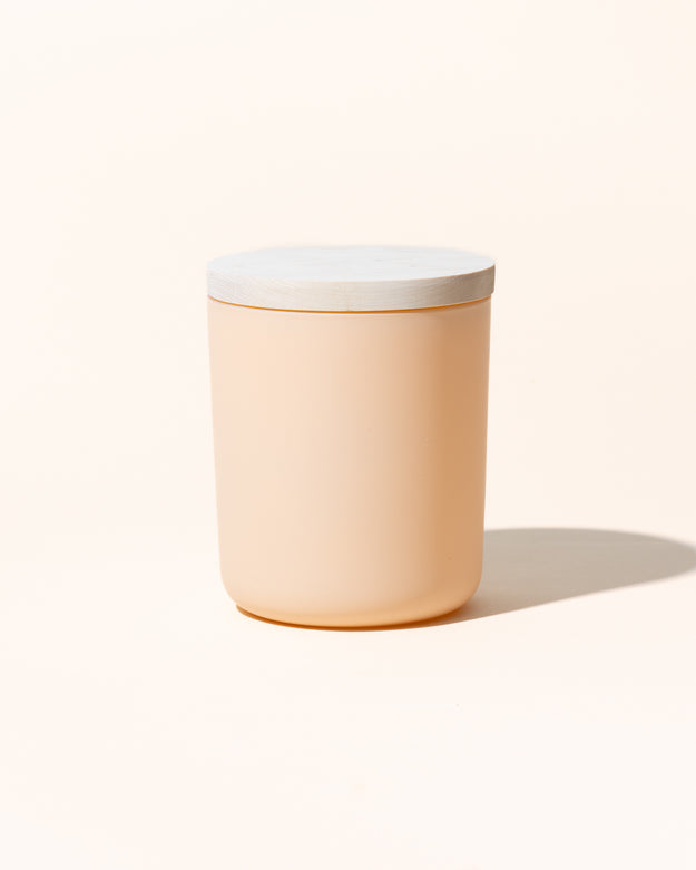 thick wood candle lid with gasket
