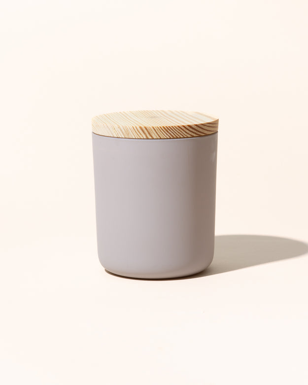 thick wood candle lid with gasket