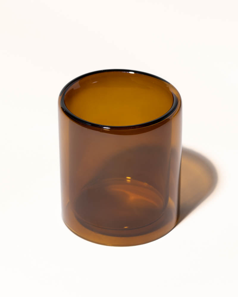 Candle glass jars, Amber glass candle jars, lids included — All Results  Store