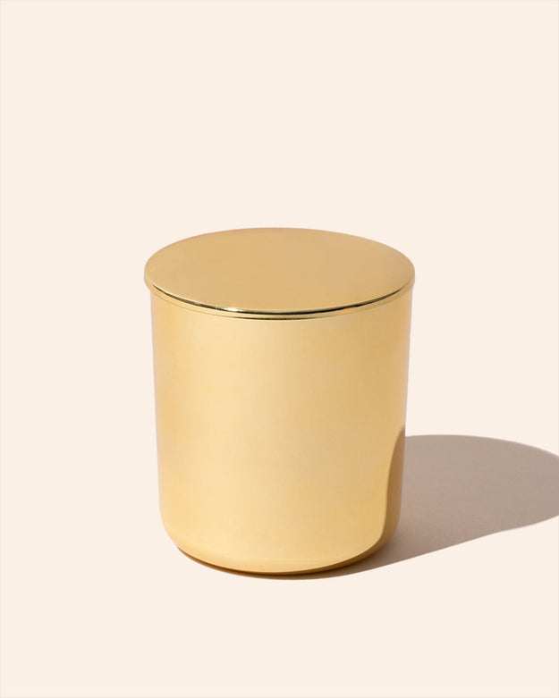lustrous gold / 8 oz aura includes lid - set of 12