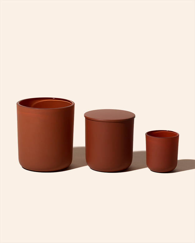 matte clay / 8 oz aura includes lid - set of 12