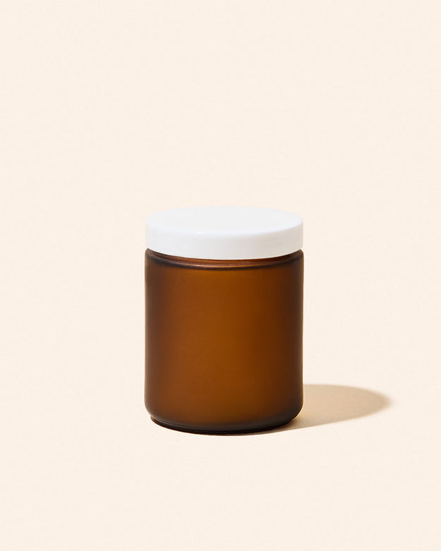 frosted amber / white