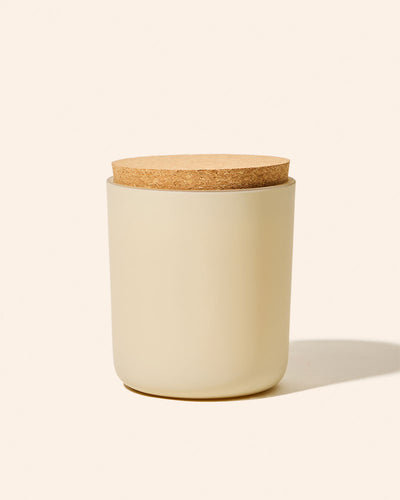 natural candle cork lid