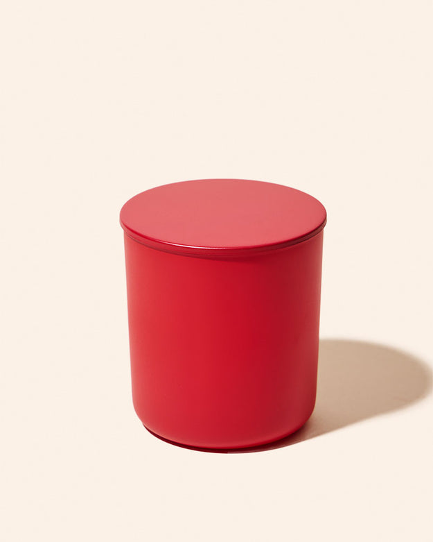 matte crimson / 8 oz aura includes lid - set of 12