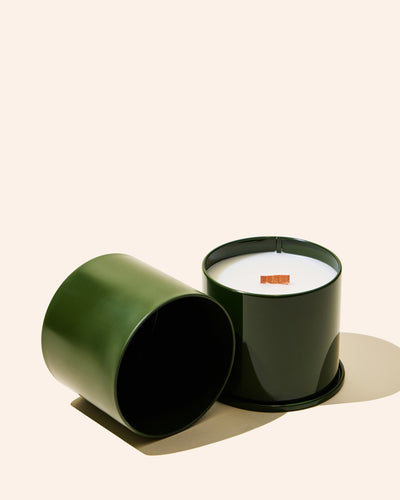 12oz twist metal candle tin & lid
