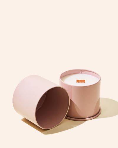 12oz twist metal candle tin & lid