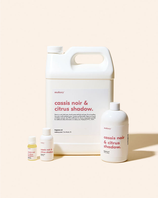 cassis noir & citrus shadow™ fragrance oil