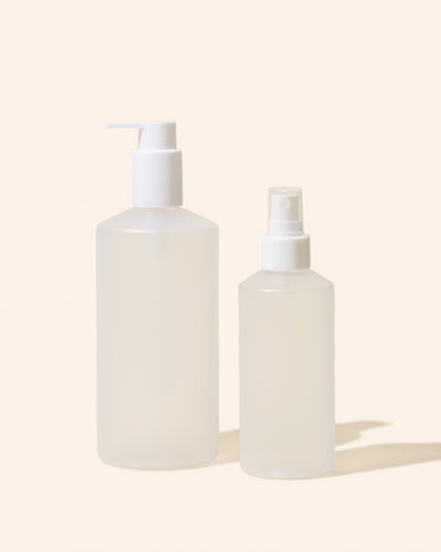 Slant shoulder PET bottle