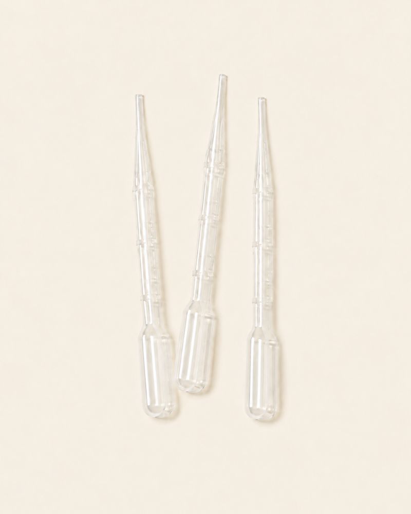 clear pipette dropper - set of 100
