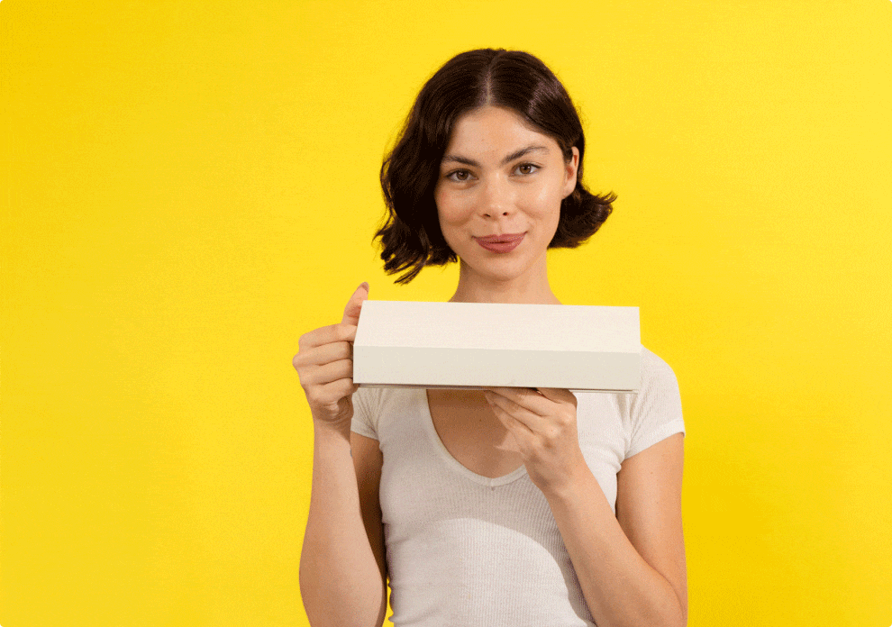 woman showing a fragrance oil kit