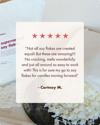 supernatural soy flakes™ candle wax