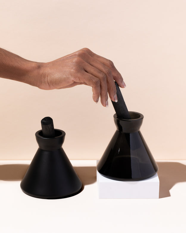 charcoal diffuser wand - set of 12 - Makesy
