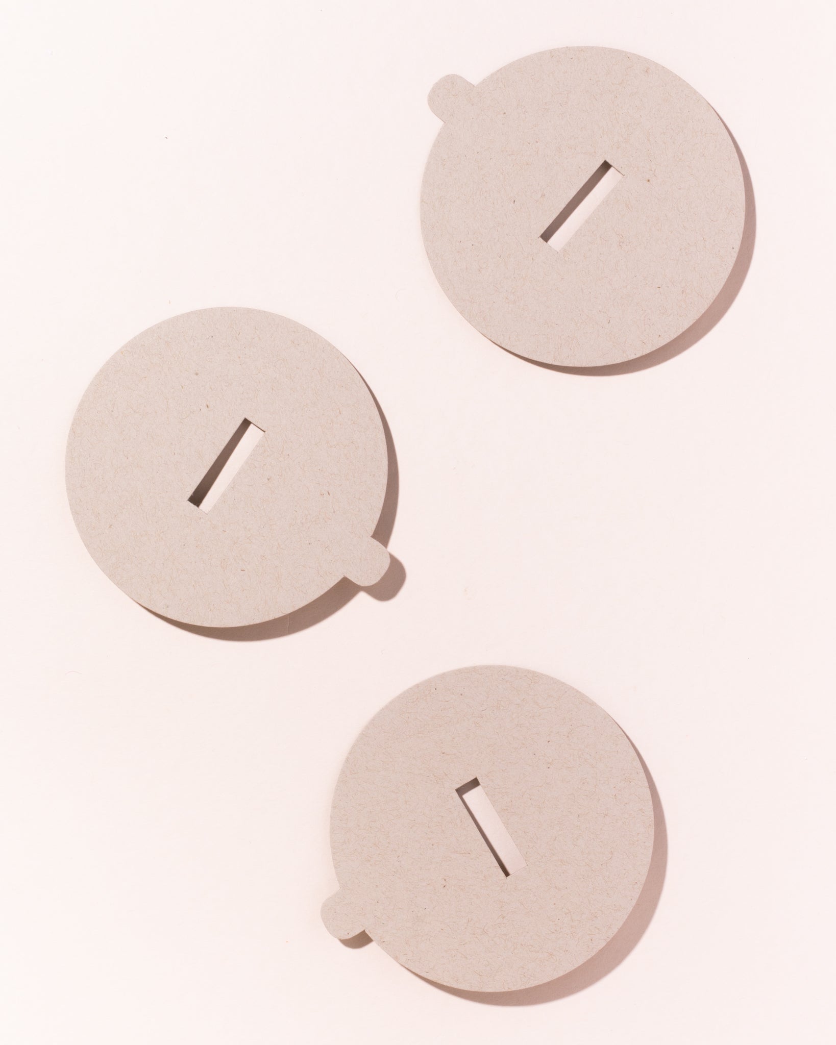 Eco Matte Natural Candle Dust Cover for Wood Wicks, Set of 12 makesy®