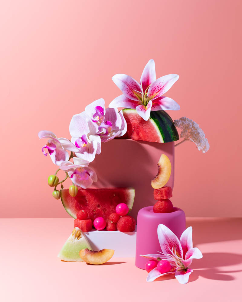 rosy watermelon & honeydew - Makesy