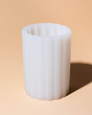 super silicone pillar mold - fluted - Makesy