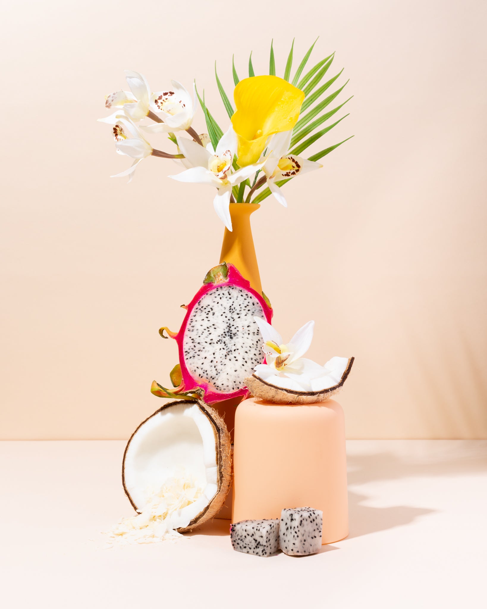 tropical pitaya & raw coconut - Makesy