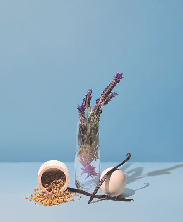 CHAMOMILE FLOWERS + LAVANDIN