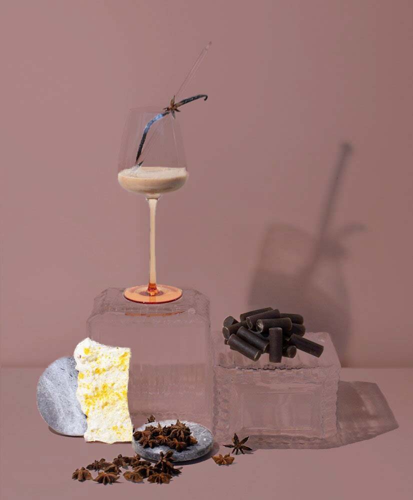 creme de cocoa & vanilla vermouth - Makesy