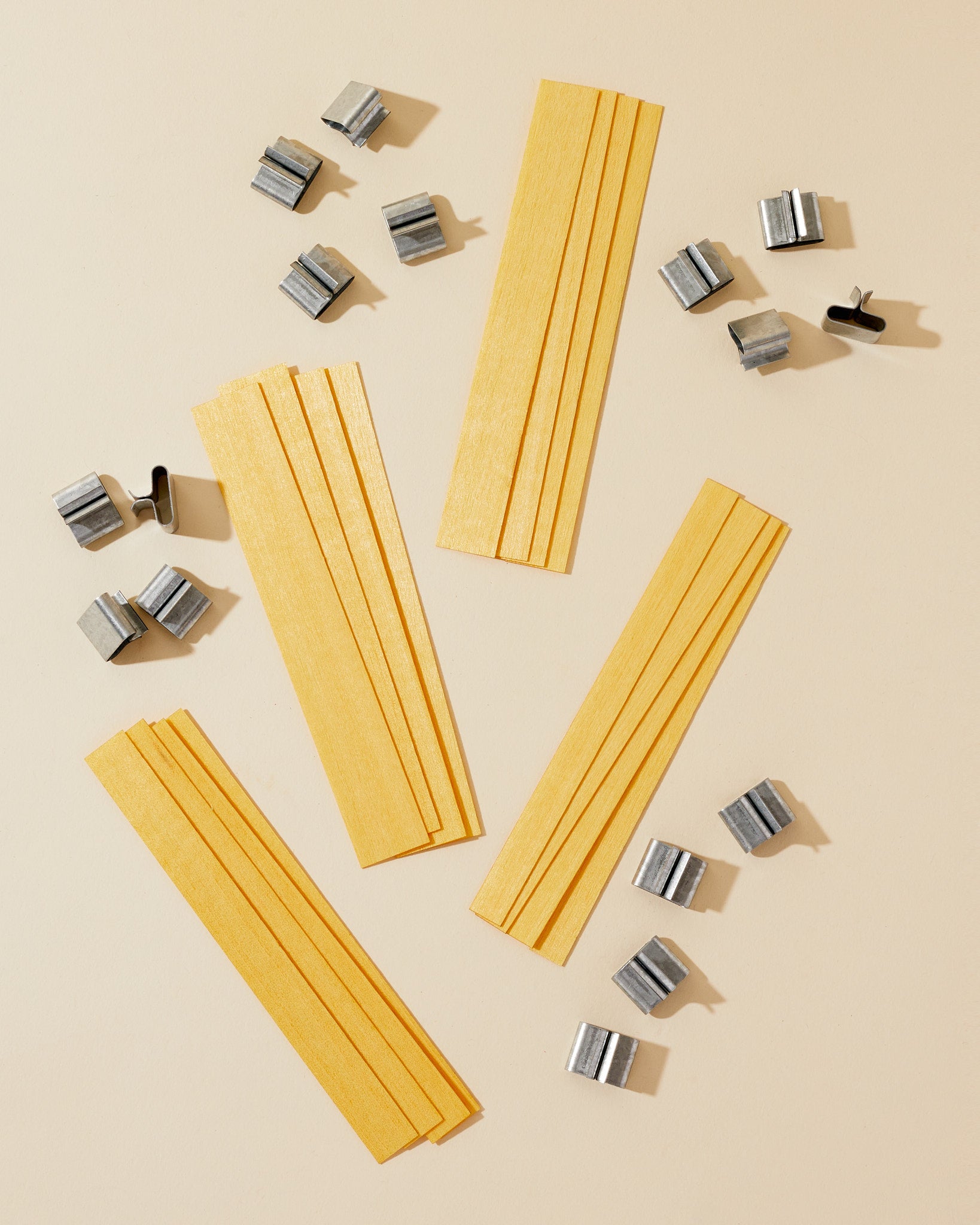 Yellow Single-Ply Wood Wick .02 Sample Kit | Candle Supplies | makesy®