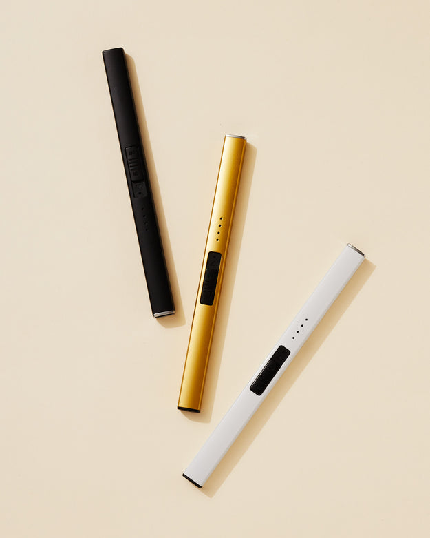 eco slim electric lighter gold - Makesy