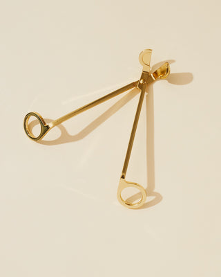 gold wood wick trimmers 6.8" length - Makesy