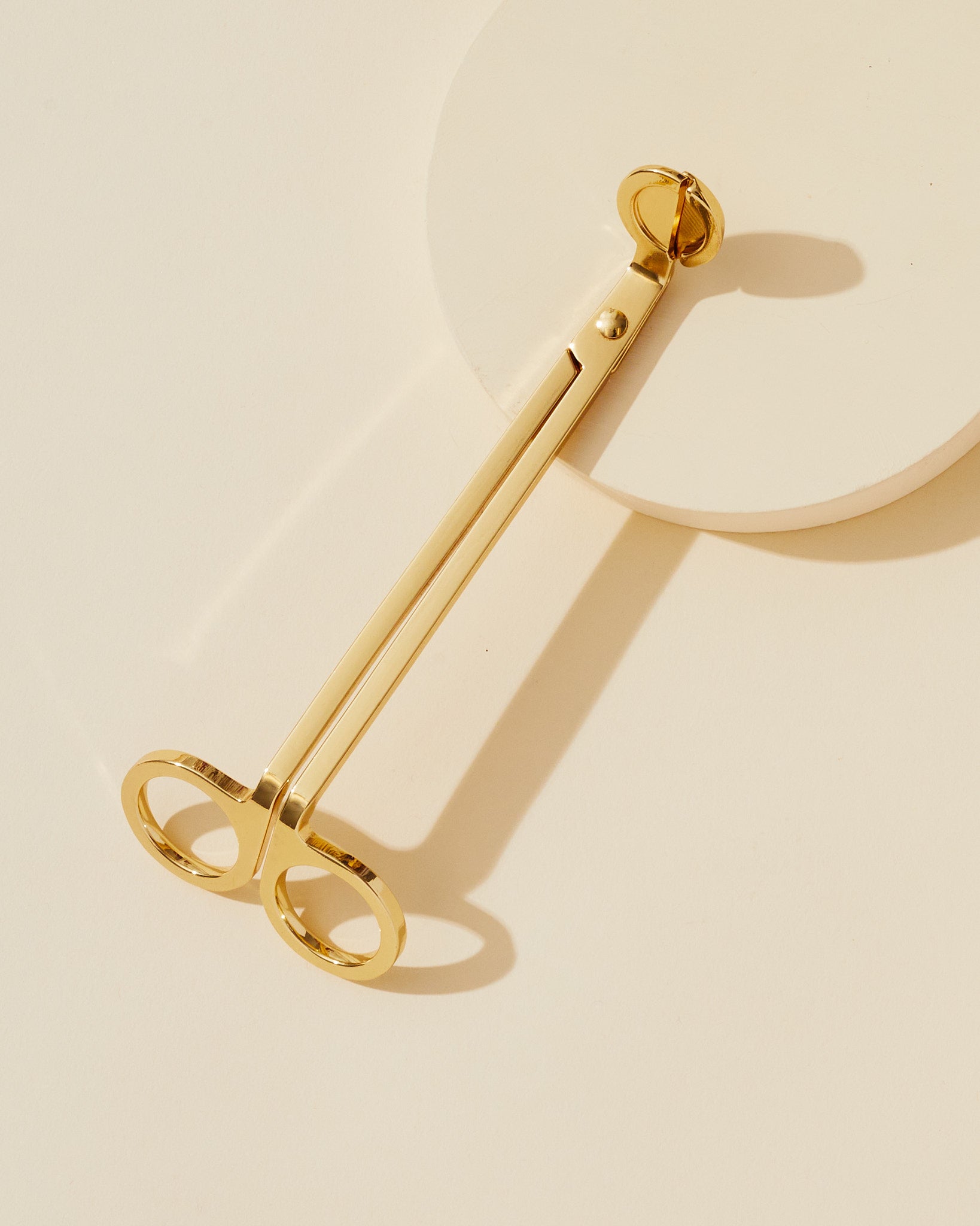 gold wood wick trimmers 6.8" length - Makesy