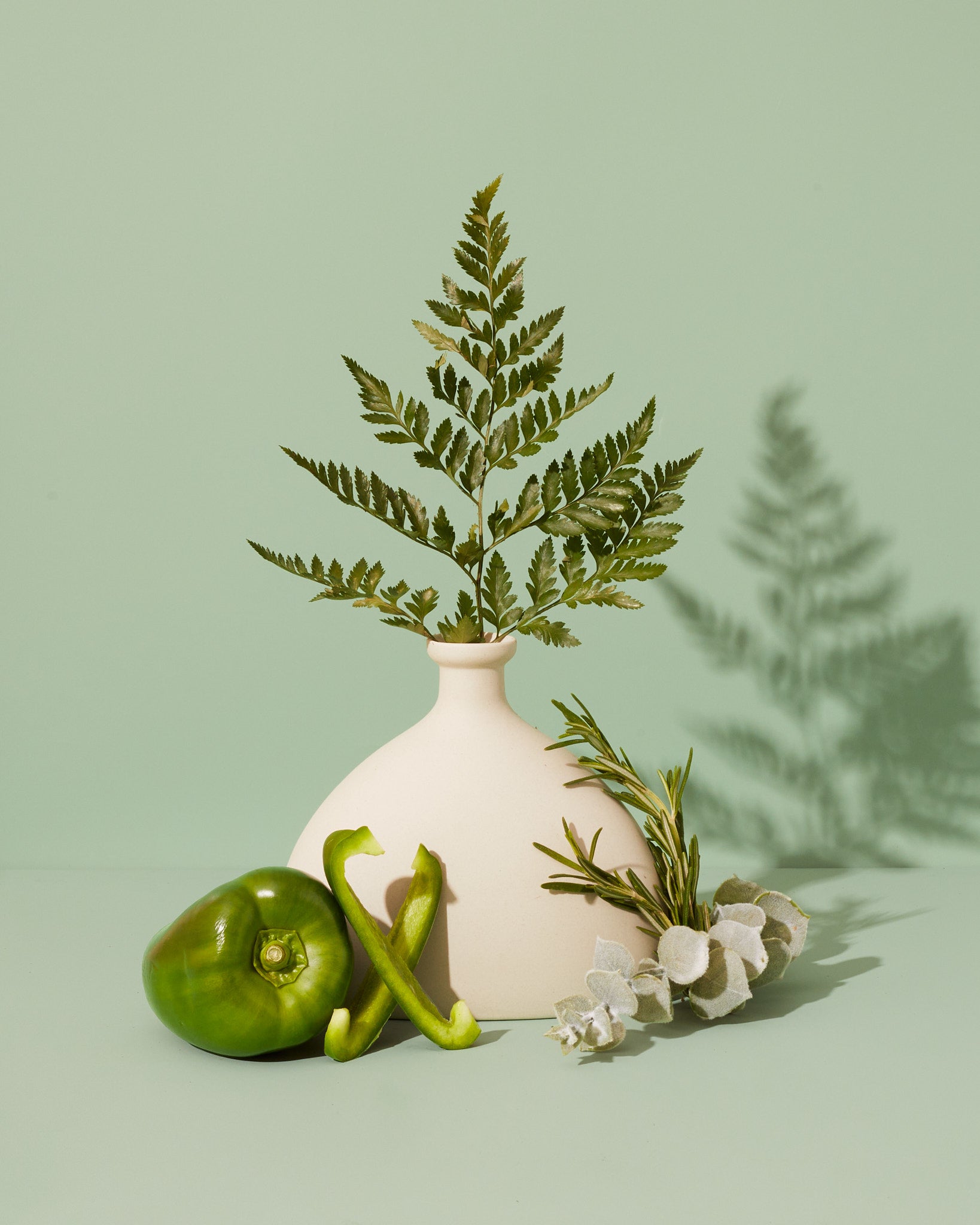 floral fern & sweet pepper - Makesy