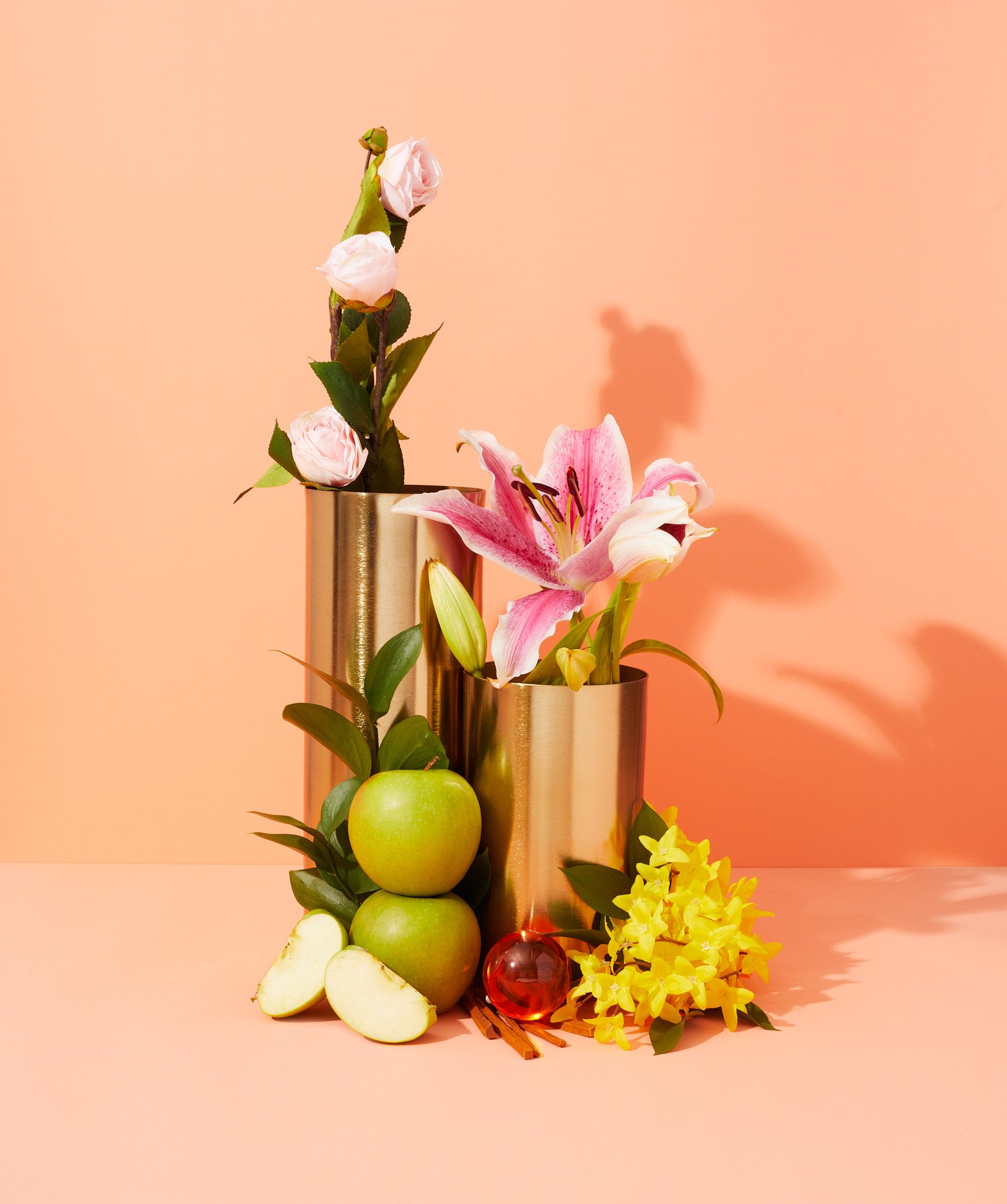 lily buds & golden gardenia - Makesy