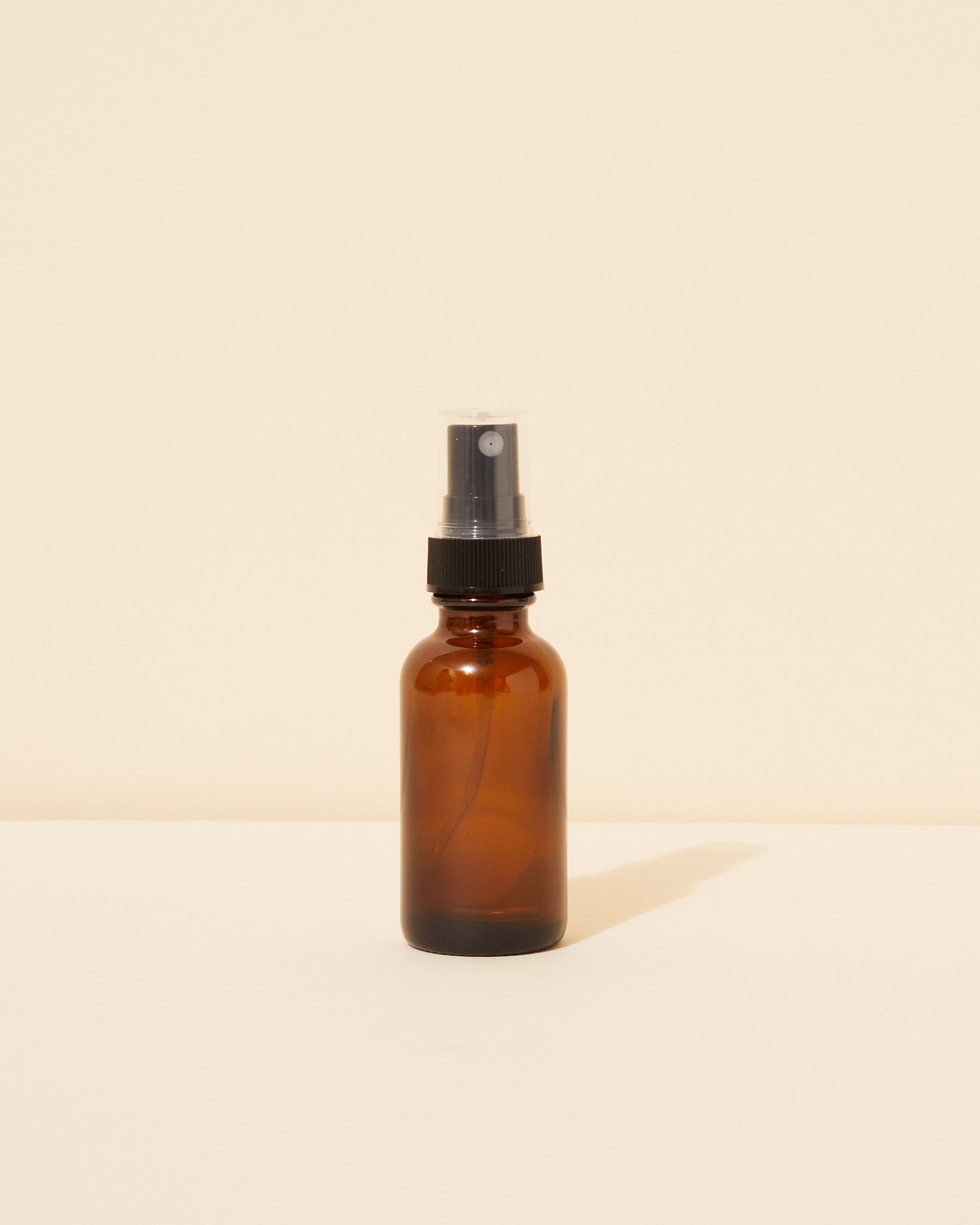 1oz translucent amber glass spray bottle - Makesy