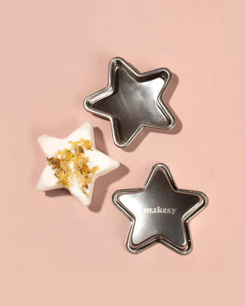 stainless steel star bath bomb mold - Makesy