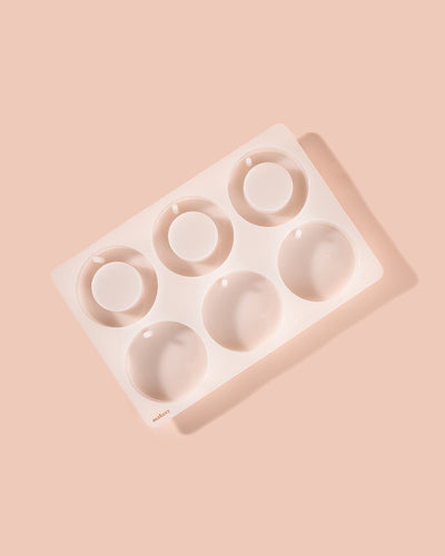 silicone round 6 cavity mold - Makesy
