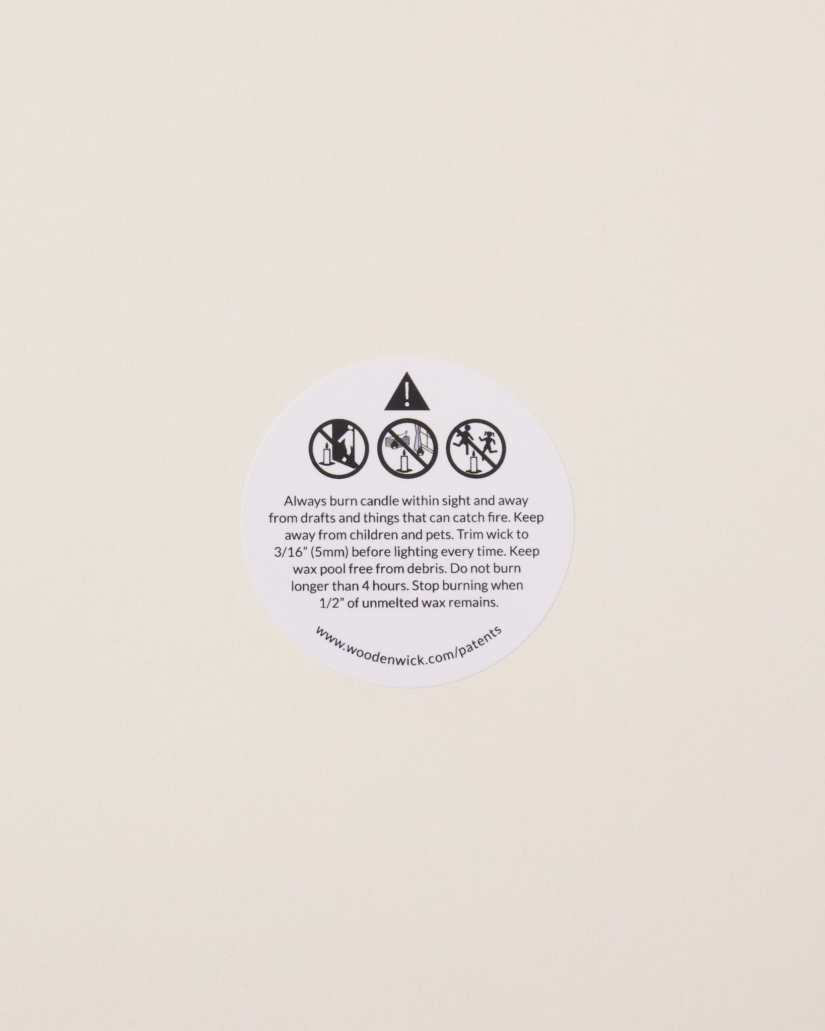 MILIVIXAY 600 Pieces Wax Melt Warning Labels Candle Warning Labels Candle Warning Stickers for Clamshell, 1.8 x 1.5 inches., Size: 16 Pack