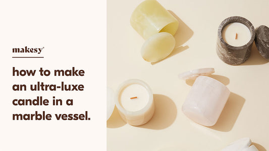 How To Make A Luxury Candle Using A Luxe Marble Vessel