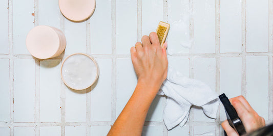 How To Make Your Own DIY Tile & Grout Scrub