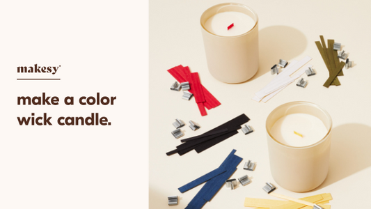 How To Make A Color Wooden Wick Candle