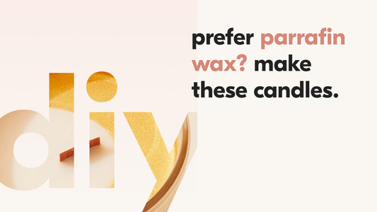 Make Paraffin Wax Wooden Wick Candles