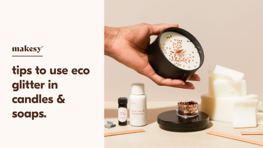 How to Use Eco Glitter In Candles And Soaps
