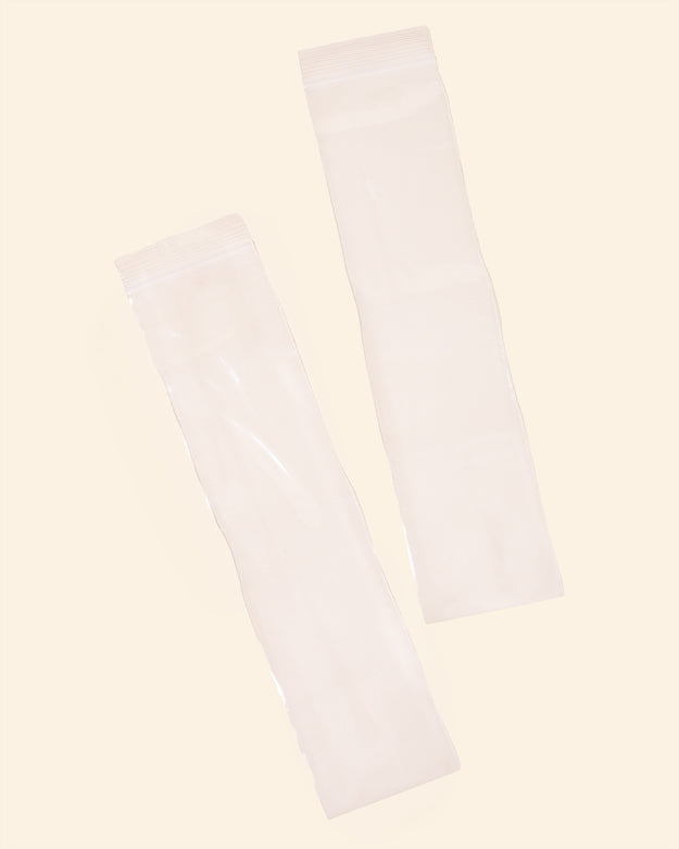 clear reusable bag 3 x 12 inch - pack of 100
