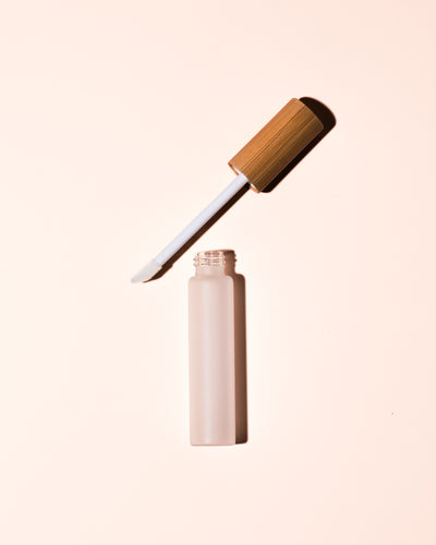 10ml frosted bamboo lip gloss tube