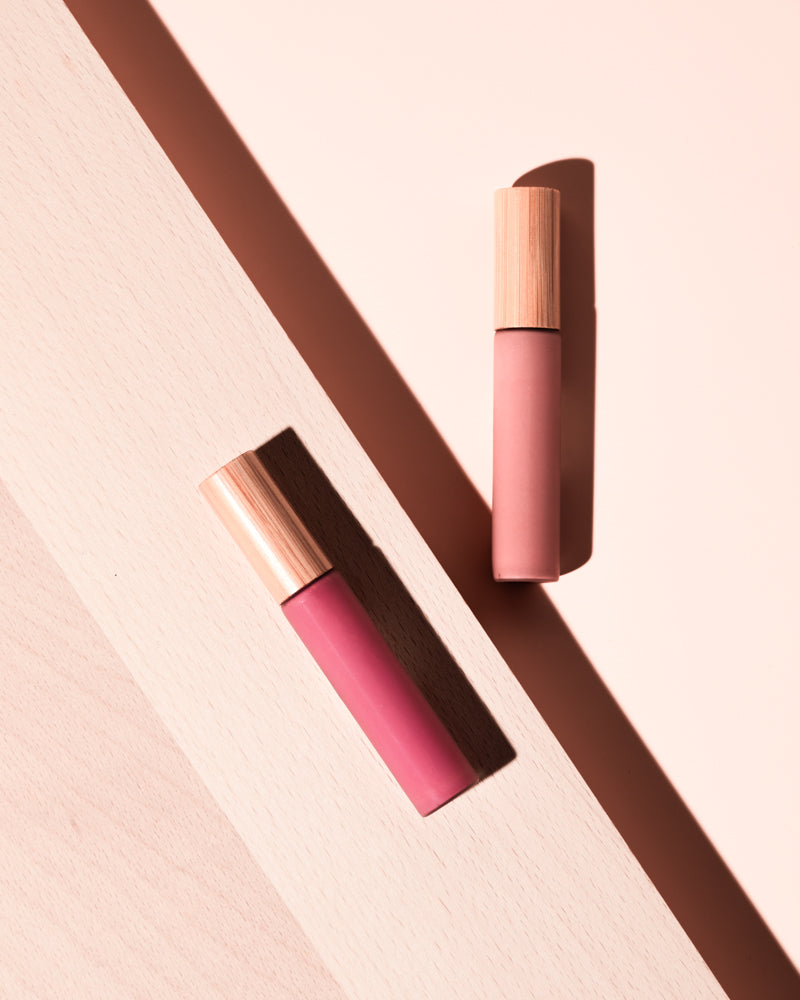 10ml frosted bamboo lip gloss tube - the stash