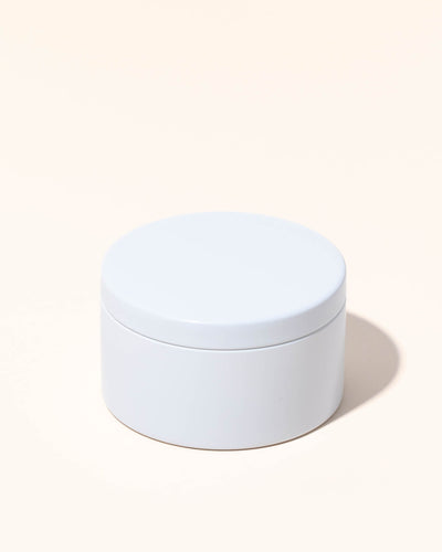 5oz metal tin & lid - cream - the stash