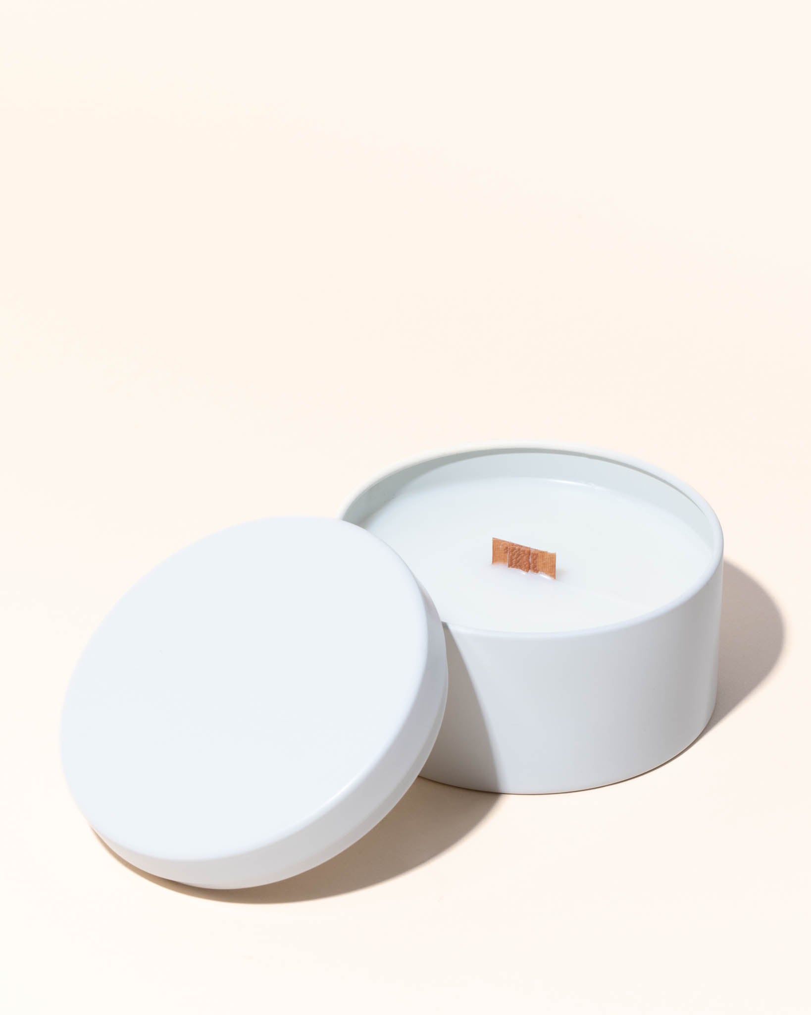 5oz metal tin & lid - cream - the stash